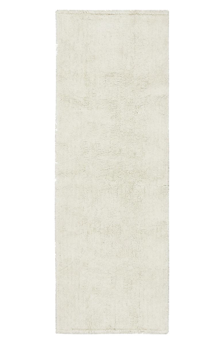 Lorena Canals Woolable Washable Wool Runner, Main, color, Natural