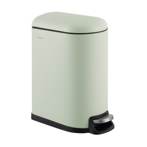 Happimess Roland Mini 2.6-gallon Step-open Trash Can In Pistachio Gereen