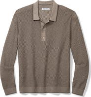 Tommy Bahama Coolside Valley Long Sleeve Polo Sweater