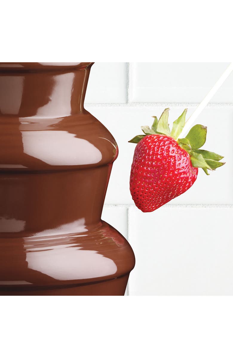 Nostalgia Electrics 4-Tier Stainless Steel Chocolate Fountain, Alternate, color,