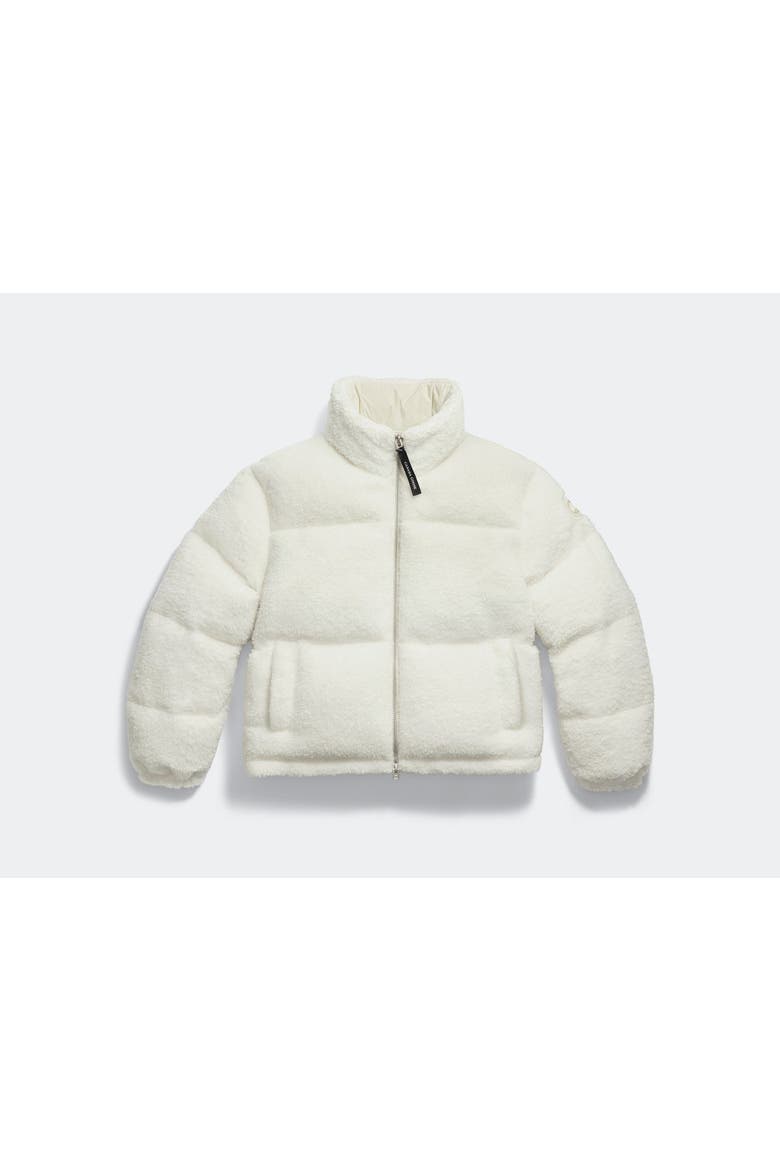 Fallon Fleece Puffer Jacket, Alternate, color, Bone