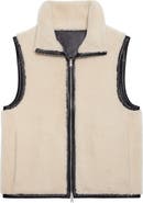 Helmut Lang Reversible Genuine Shearling Vest