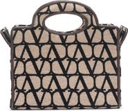 Valentino Garavani Small La Troisième VLOGO Toile Print Canvas Tote