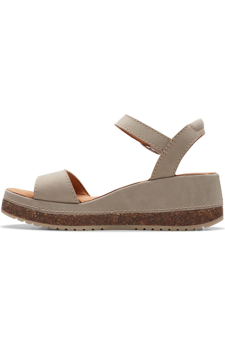 Clarks<sup>®</sup> Kassanda Lily Wedge Sandal, Alternate, color,