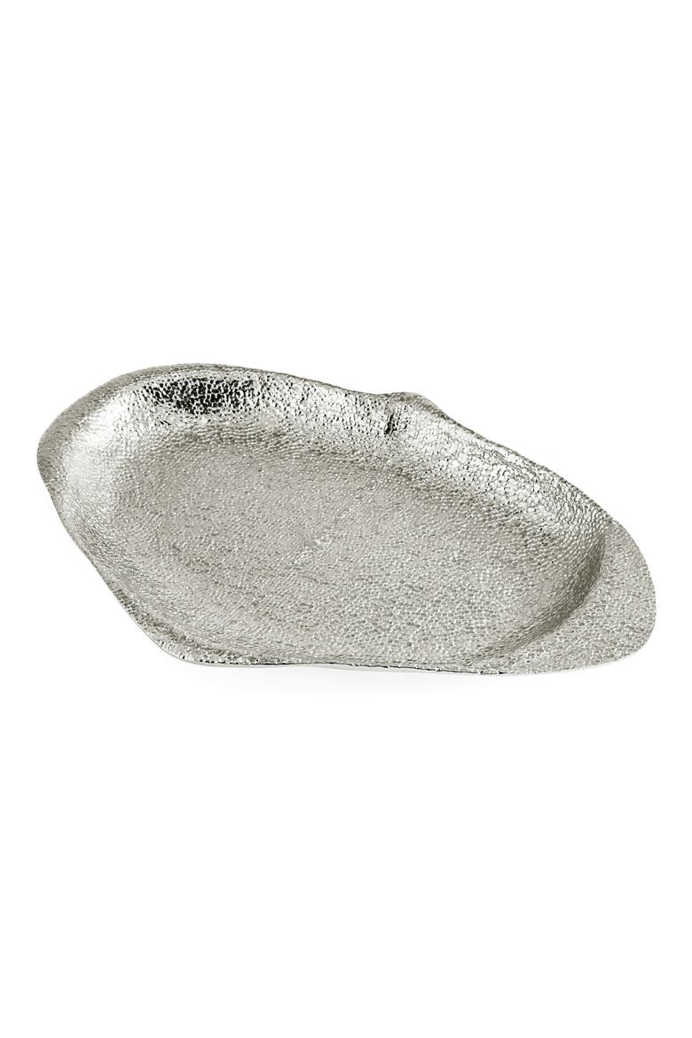 Shagreen Large Tray, Alternate, color, Silver