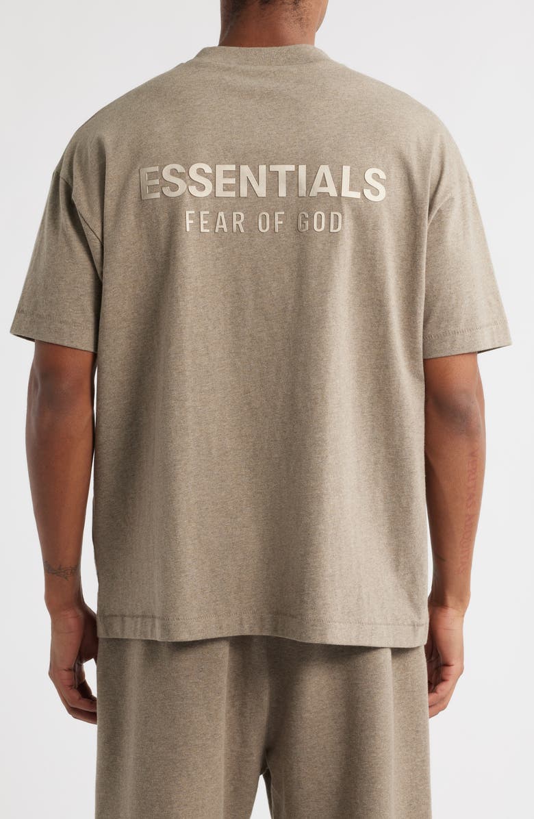 Fear of God Essentials Classic Fit Logo Graphic T-Shirt, Alternate, color, Homestead Heather