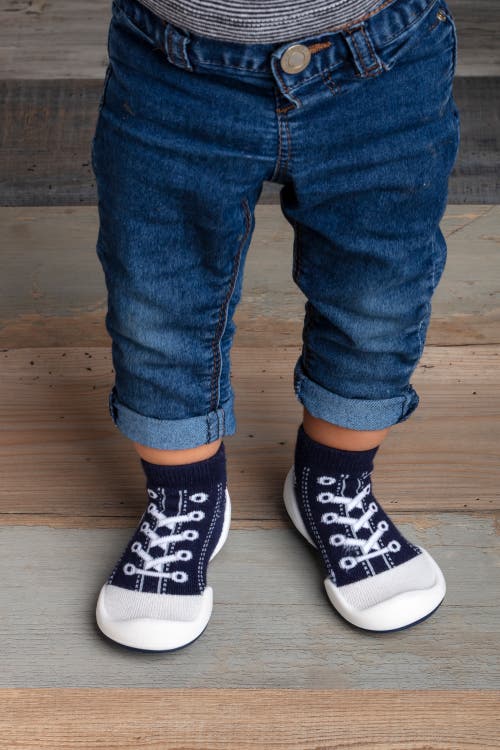 Komuello Toddler Boy Sock Shoes In Navy