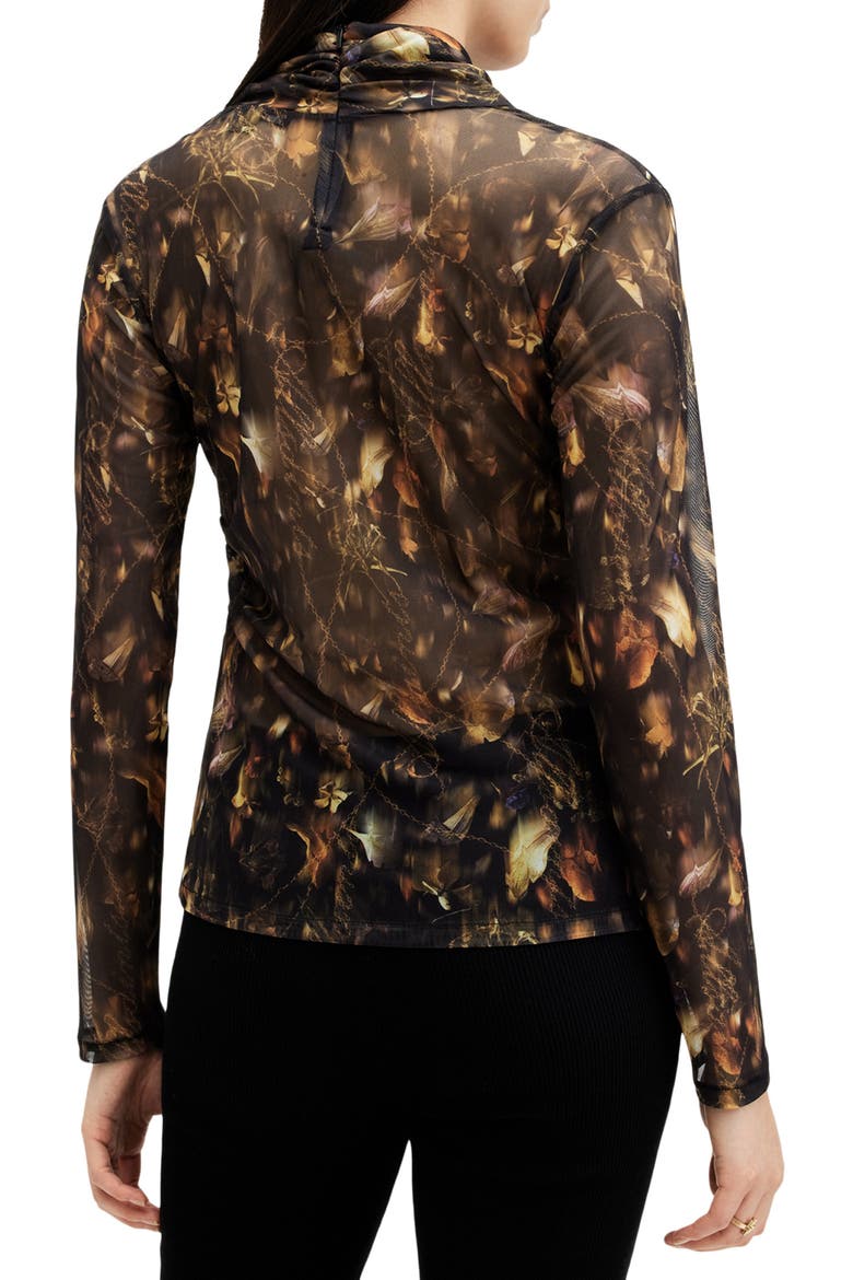 Tia Long Sleeve Mesh Top, Alternate, color, KATERI HAZEL BROWN