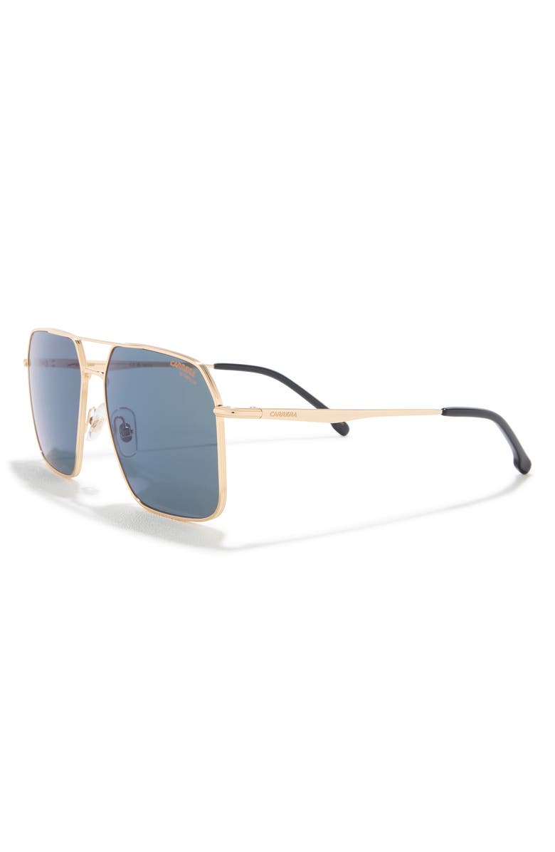 Carrera Eyewear 59mm Navigator Sunglasses, Alternate, color, Gold