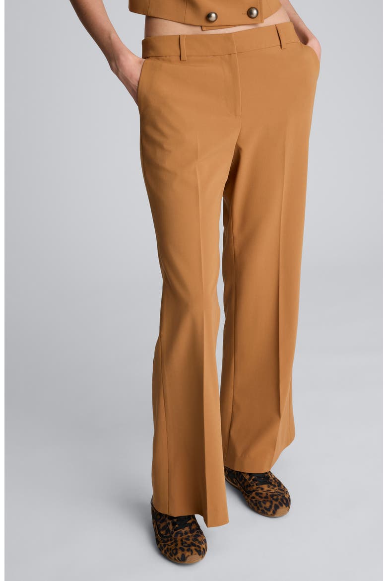 Flare Leg Pants, Alternate, color, RICH UMBER