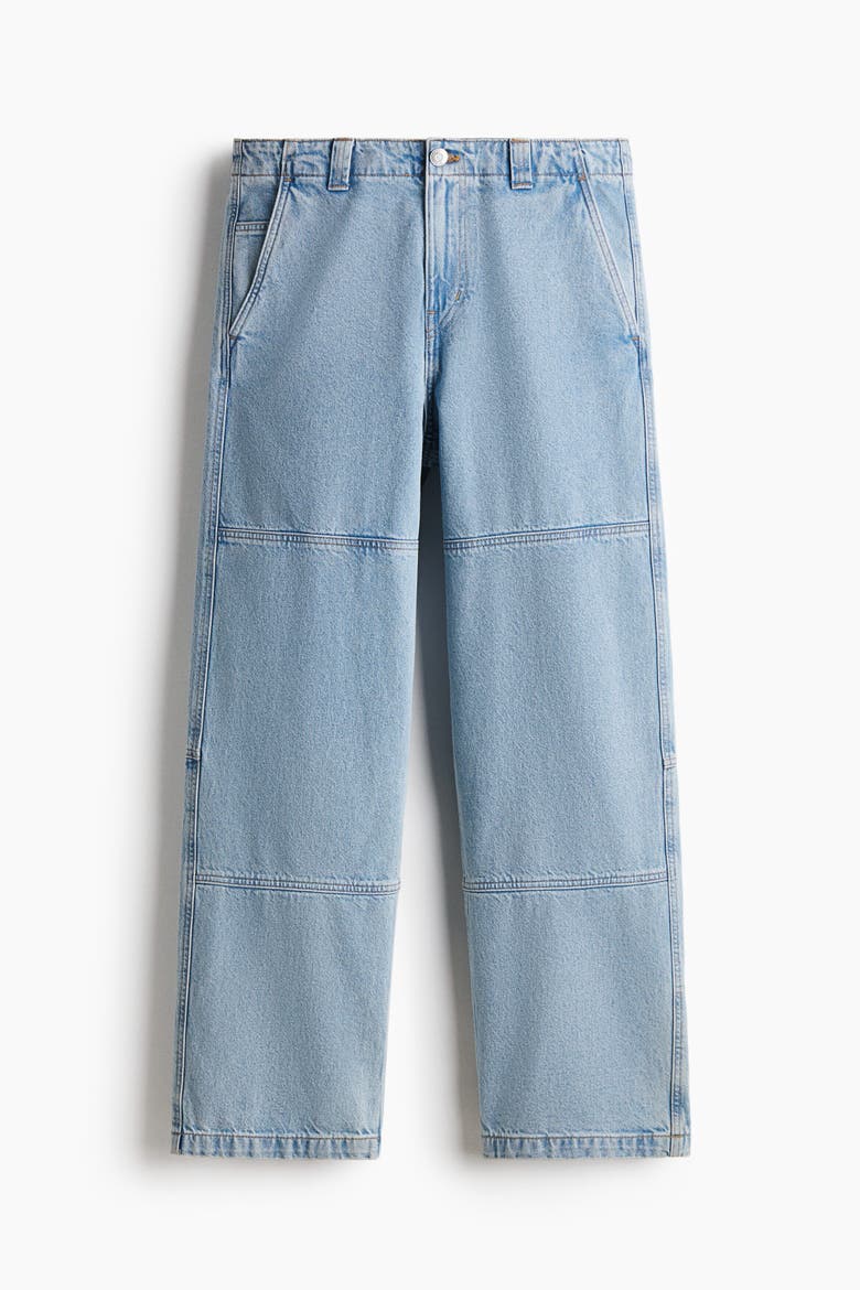 Loose-fit Worker Jeans, Alternate, color, Denim blue
