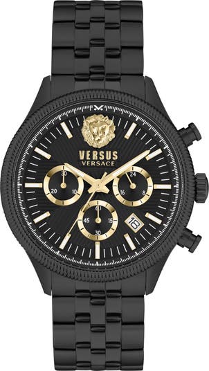 VERNE(ベルン) VST Maestro Black VR-VV-21M4 VERSUS Versace Colonne Chronograph Bracelet Watch, 44mm | Nordstrom