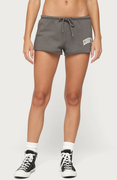 Sporty Babe Drawstring Micro Shorts
