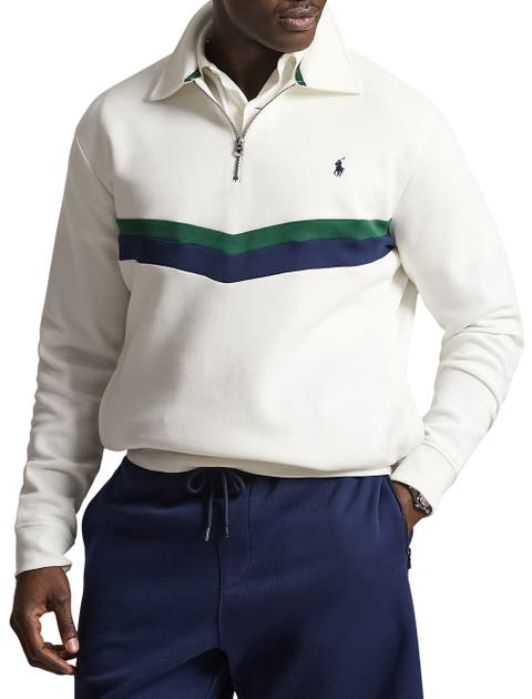 Big & Tall Colorblocked 1/4-Zip Sweatshirt