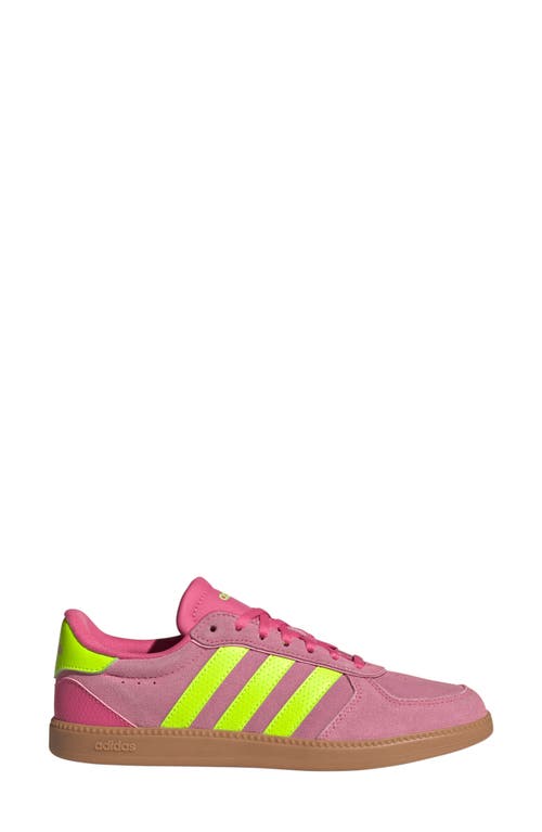 Adidas Originals Adidas Breaknet Sleek Sneaker In Pulse Magenta/lemon/pink