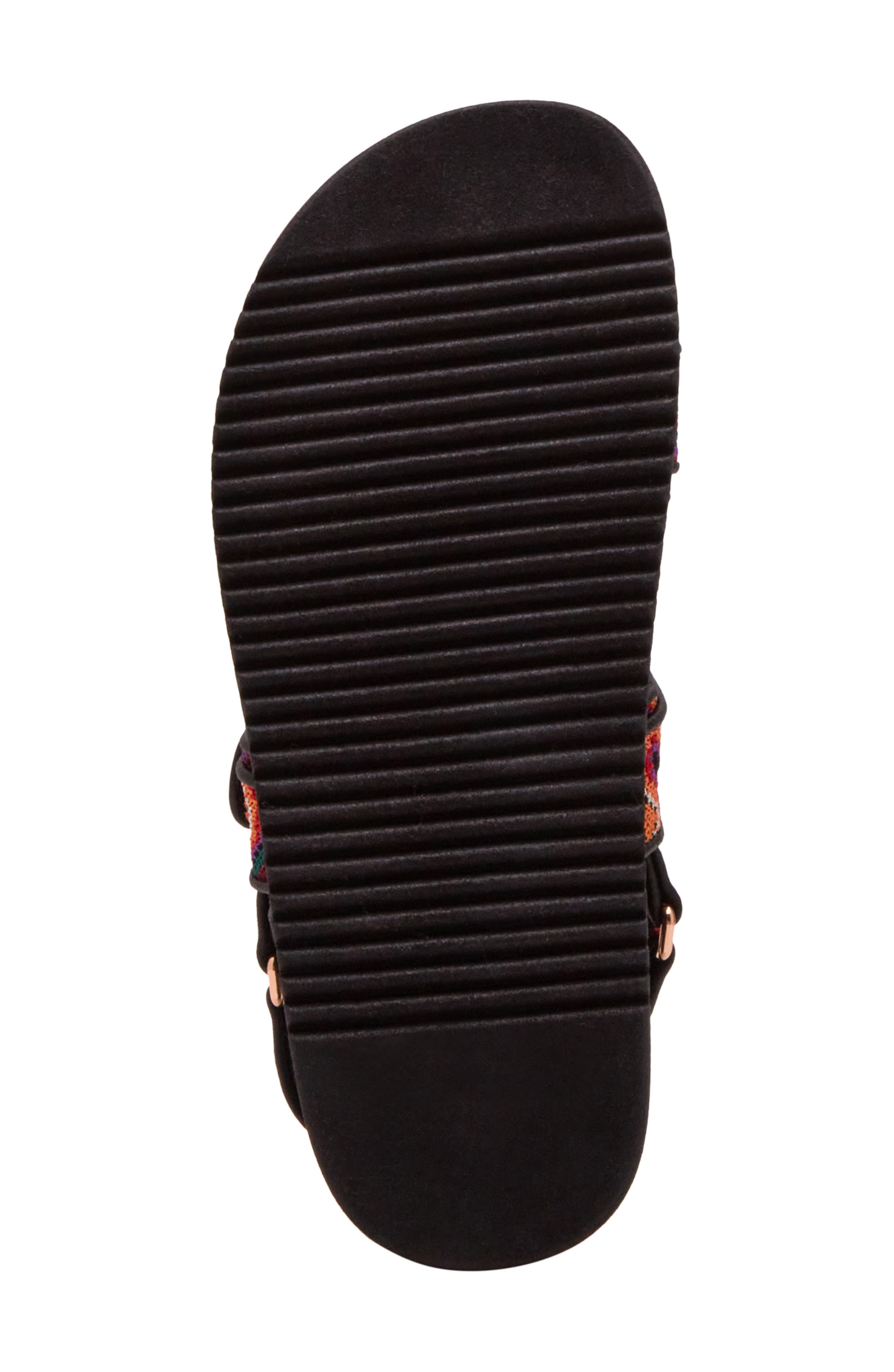 Mona Sandal, Alternate, color, BLACK MULTI