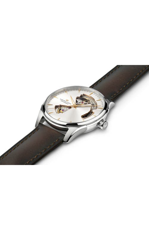 Hamilton Jazzmaster Open Heart Watch, 40mm In Silver