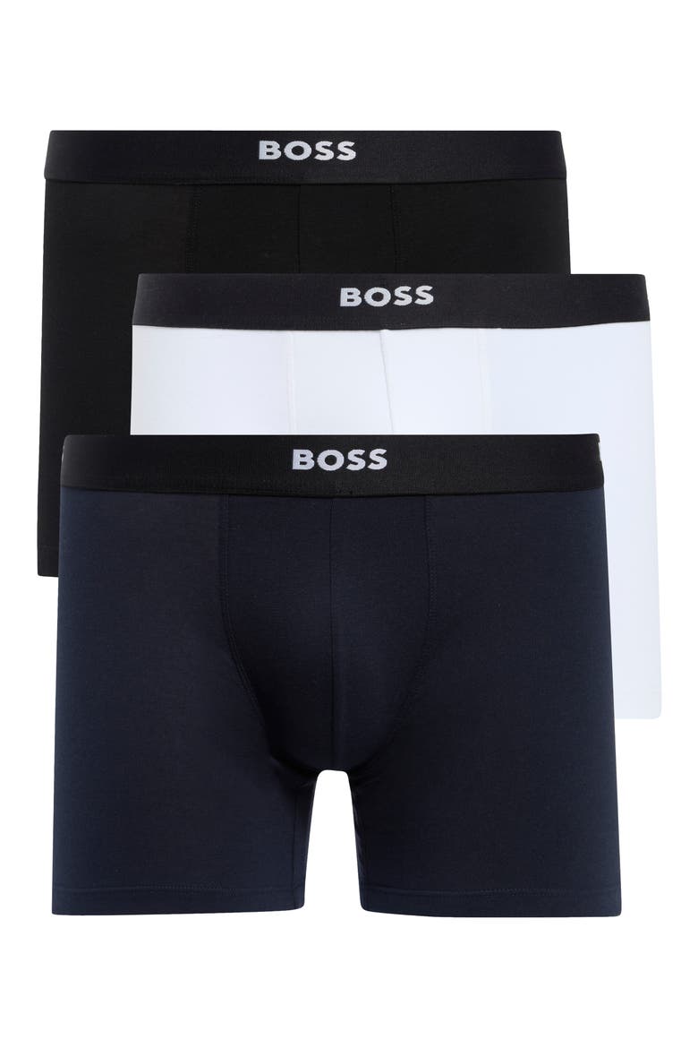 3-Pack Cotton Blend Boxer Briefs, Main, color, ASST PREPK