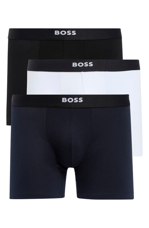 3-Pack Cotton Blend Boxer Briefs