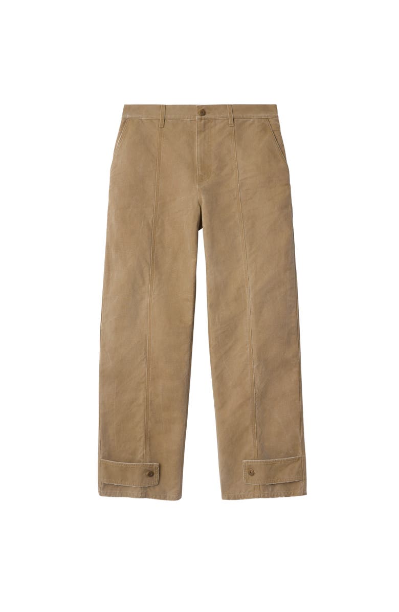 Burberry Cotton Trousers, Alternate, color, Walrus