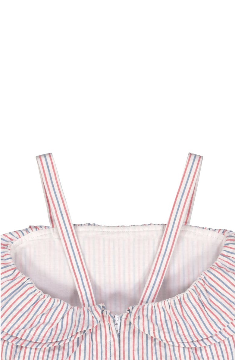 Hope & Henry Baby Girls' Ruffle Edge Romper, Infant, Alternate, color,