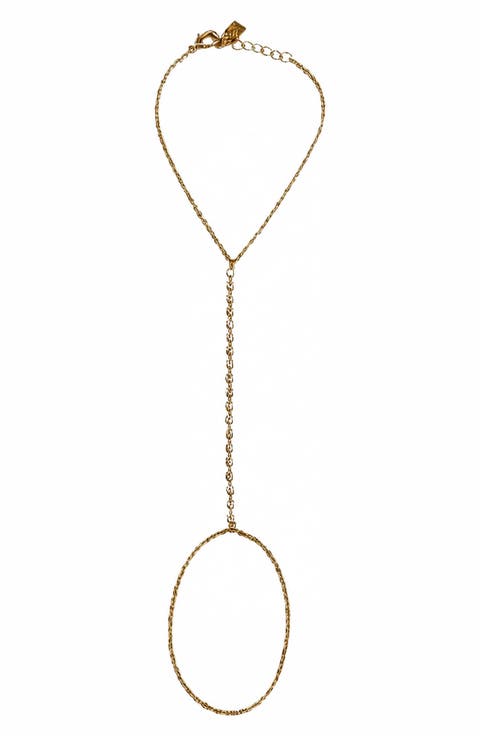 Cubic Zirconia Hand Chain