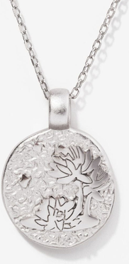 Little Sky Stone Silver Birth Flower Necklace
