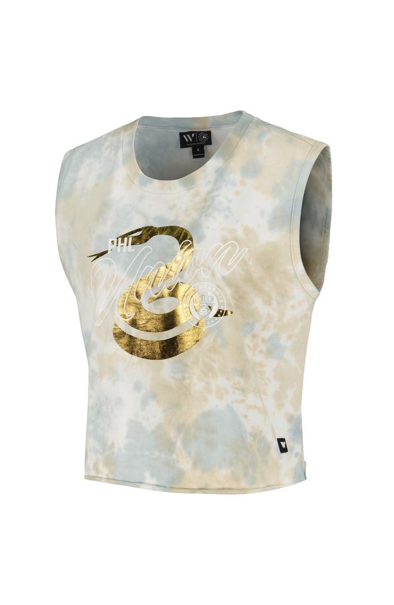 THE WILD COLLECTIVE Women's The Wild Collective Philadelphia Union Tie-Dye Jersey Tank Top, Alternate, color, 