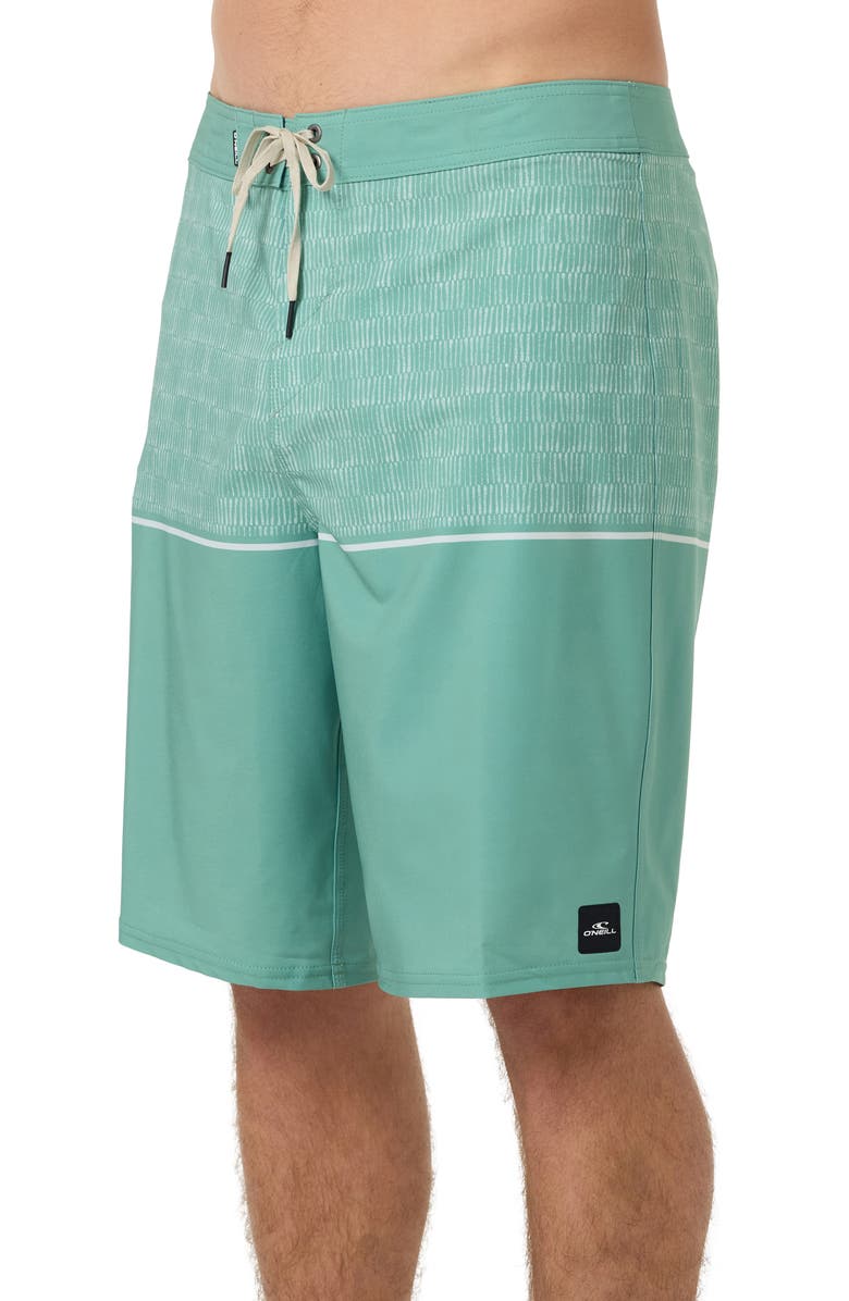 O'Neill Hyperfreak Heat Block Swim Trunks, Alternate, color, Green