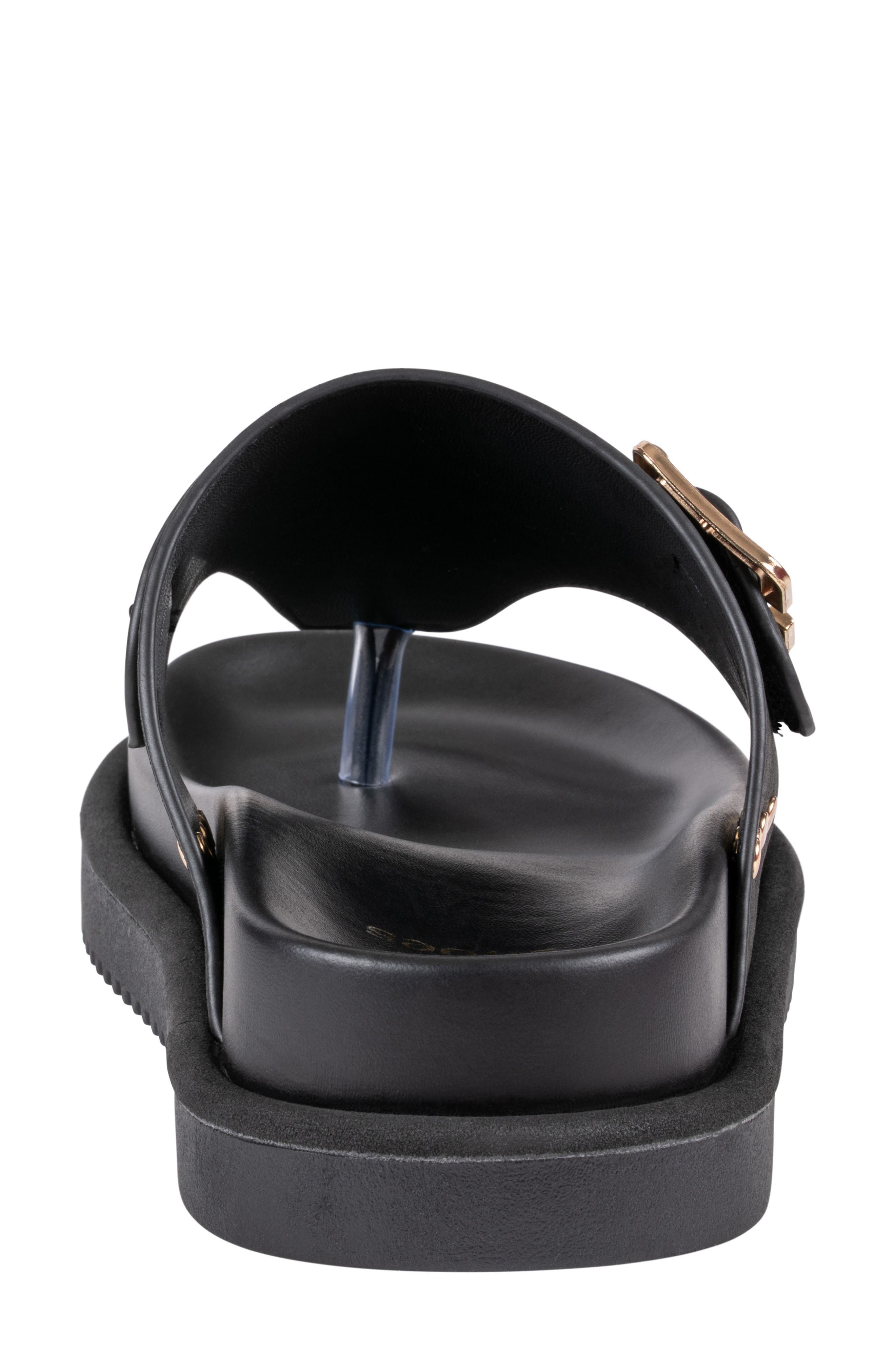 GOOD CHOICE NEW YORK Serene Sandal, Alternate, color, Black