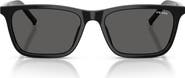 Prada PR D19SF 56mm Rectangle Sunglasses
