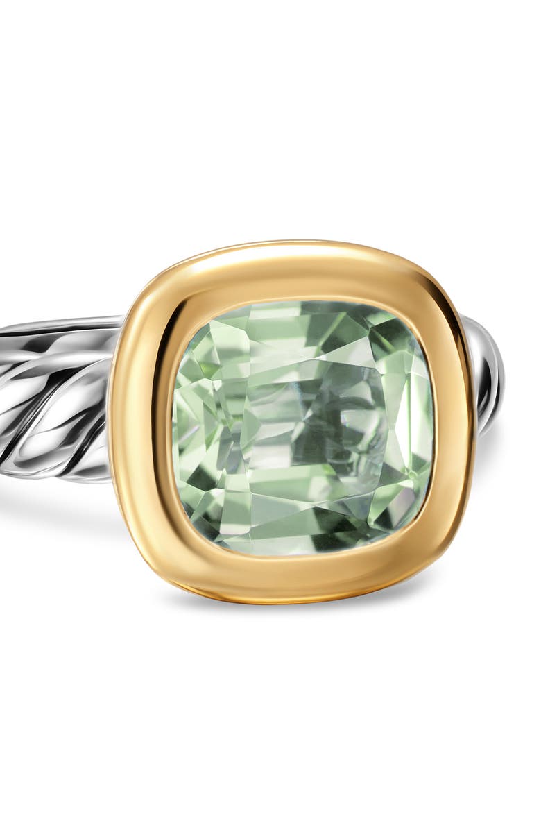David Yurman Mercer<sup>®</sup> Color Stone Ring, 10mm, Alternate, color, Prasiolite