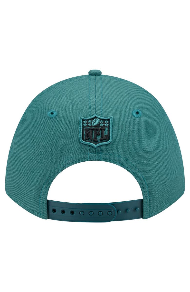 New Era Men's New Era Midnight Green Philadelphia Eagles Team Collection 9FORTY M-Crown Adjustable Hat, Alternate, color, Green