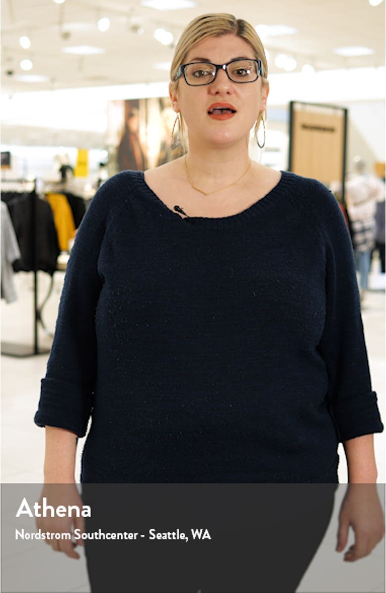 Beaded Leaf Blouson Cocktail Dress, sales video thumbnail