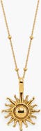 Meideya Lyra Sun Necklace
