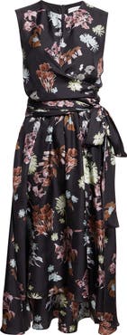 Altuzarra Penny Floral Print Silk Dress