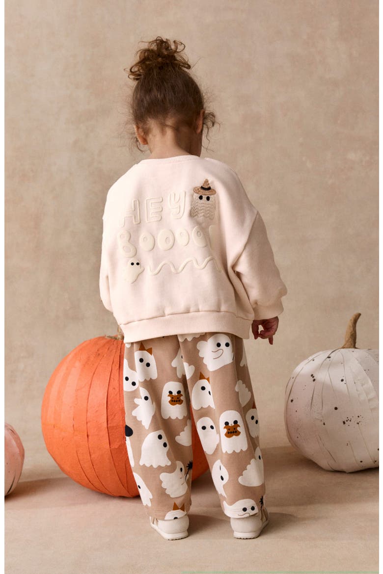 Kids' Halloween Sweatshirt & Pants Set, Alternate, color, NEUTRAL