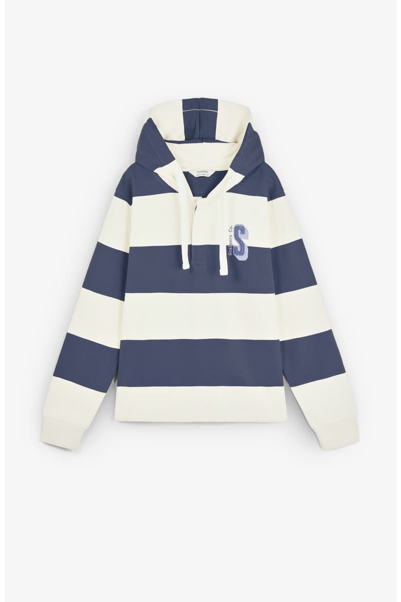 Stripesskullhoodie Kids, Main, color, Navy