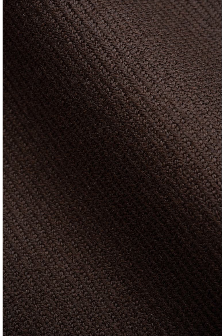 Ally Pintuck Seam Wool Trousers, Alternate, color, CHOCOLATE