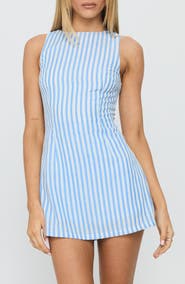Princess Polly Yumiko Stripe Sleeveless Romper