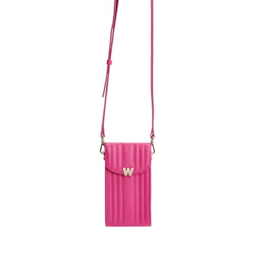 WOLF Mimi Phone Case with Wristlet & Lanyard in Pink at Nordstrom