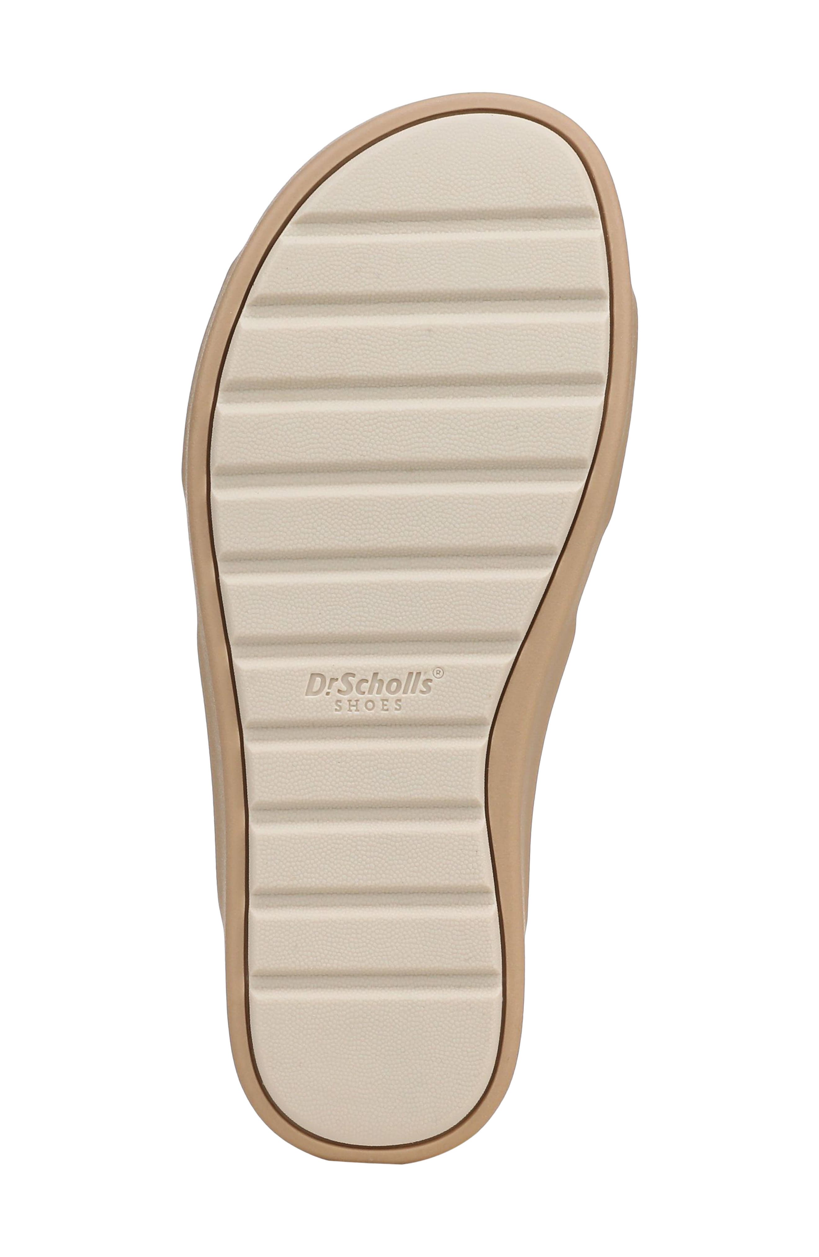 Dr. Scholl's All Time Double Strap Slide Sandal, Alternate, color, Off White