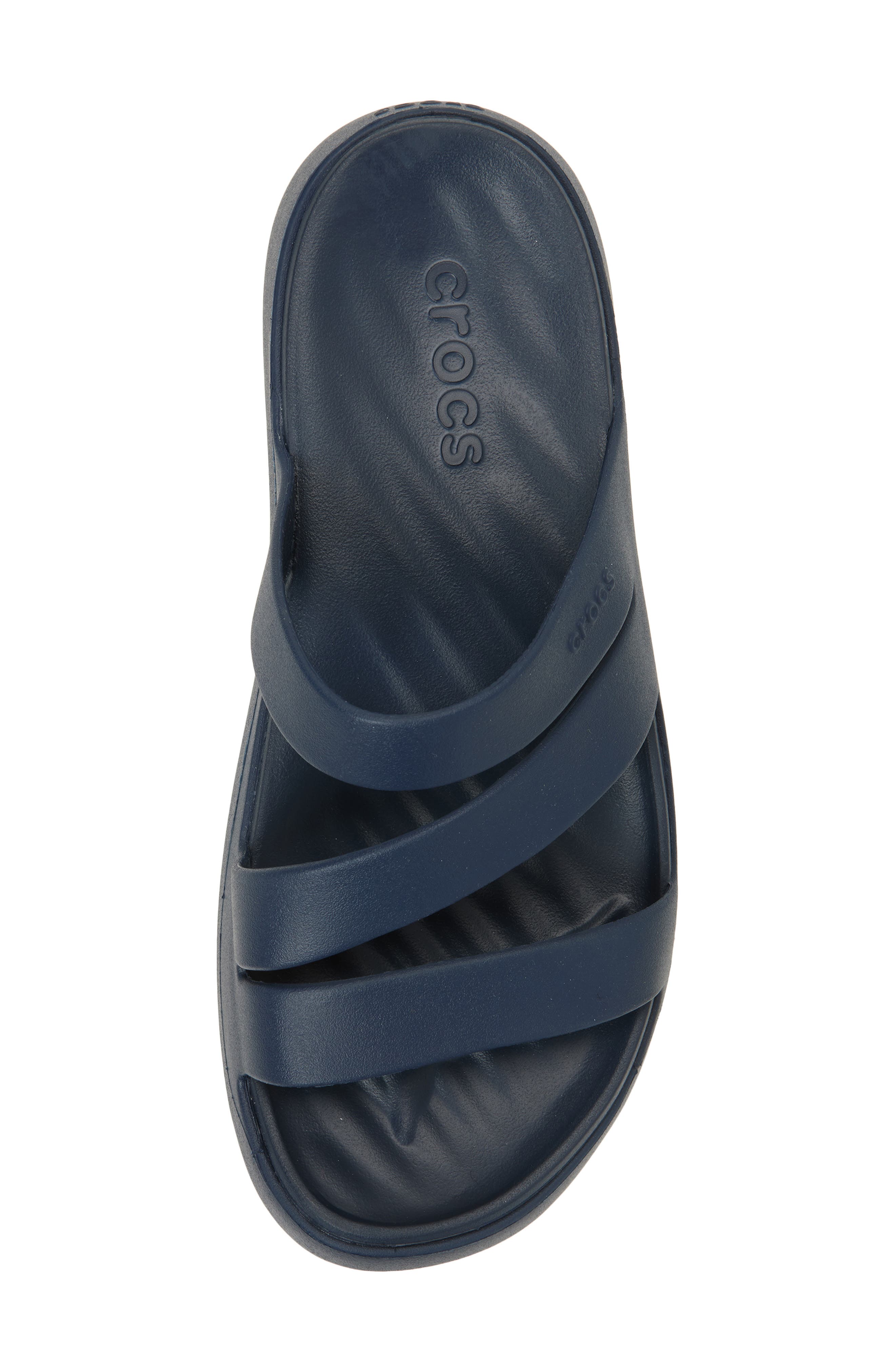 Getaway Waterproof Strappy Slide Sandal, Alternate, color, NAVY