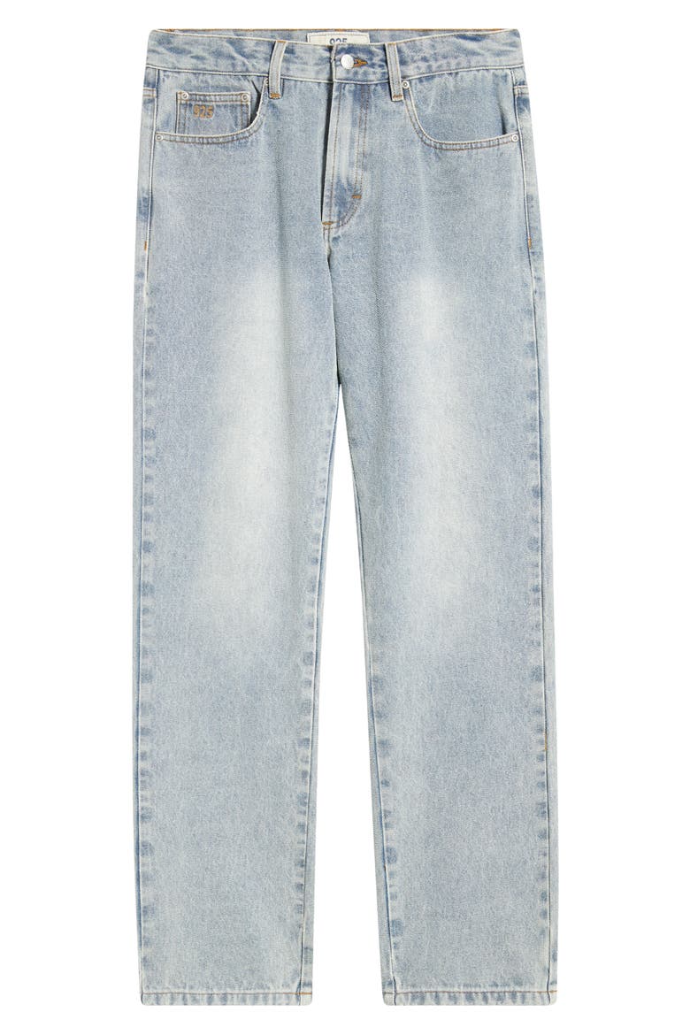 Stock Straight Leg Jeans, Alternate, color, WASHED BLUE