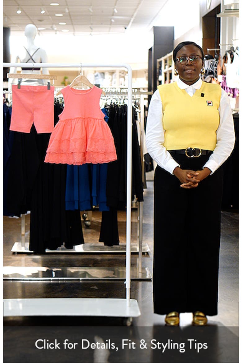 Kids' Frill Floral Eyelet Top & Shorts Set video