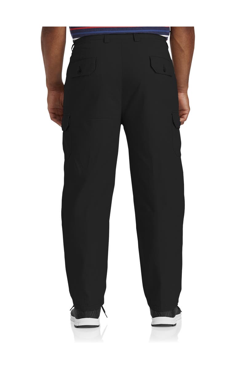 Harbor Bay by DXL Continuous Comfort Cargo Pants, Alternate, color, Black