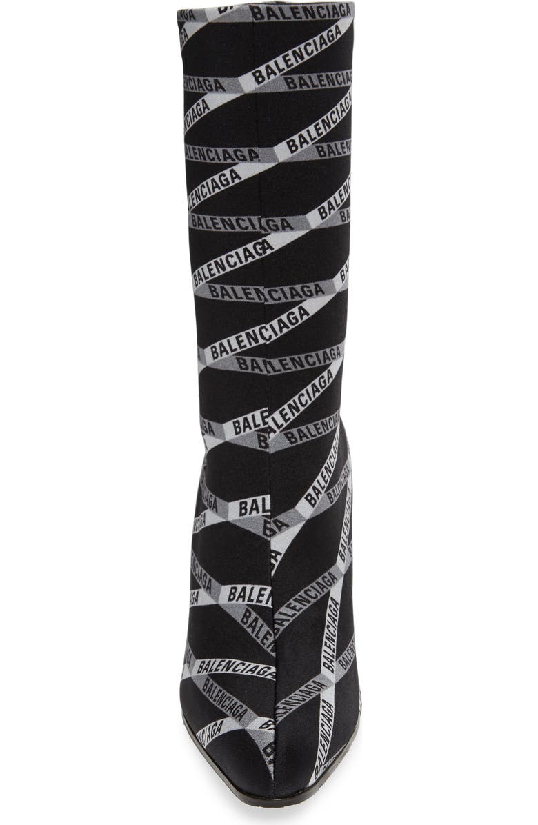 Balenciaga Logo Sock Boot, Alternate, color,