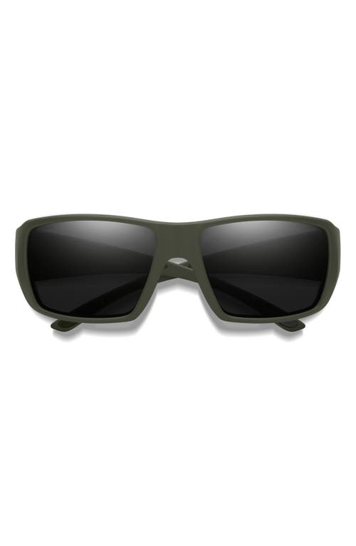 Smith Guides Choice 63mm Chromapop™ Polarized Oversize Square Sunglasses In Multi