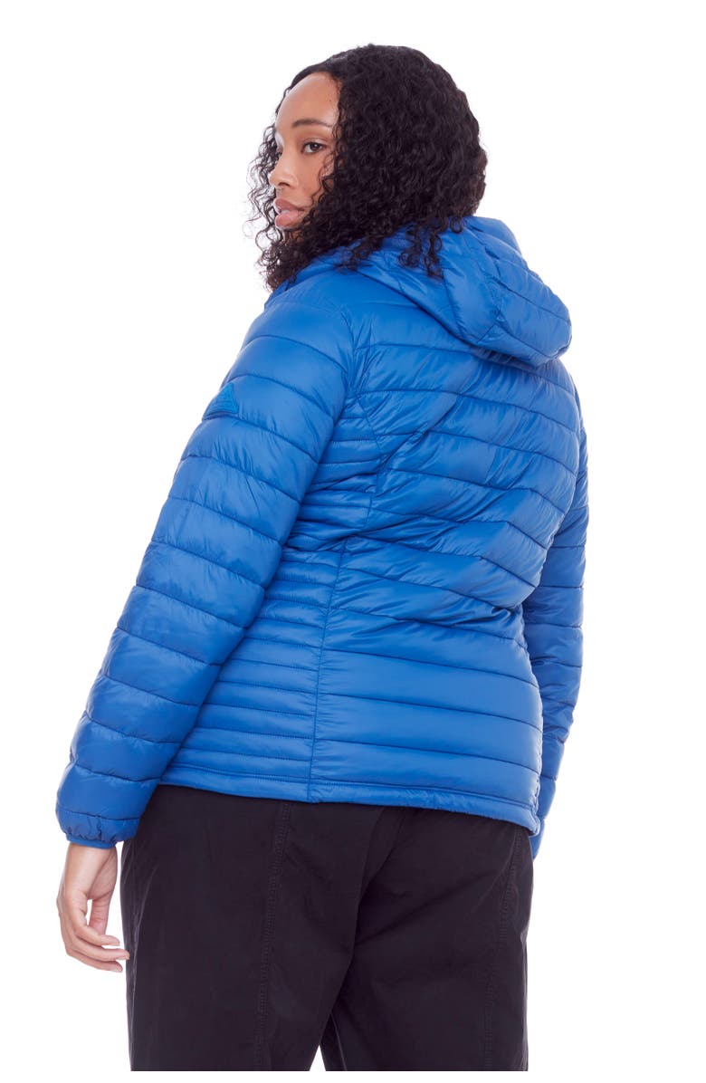 Alpine North YOHO PLUS SIZE - Vegan Down Lightweight Packable Puffer Jacket & Bag, Alternate, color, Cobalt