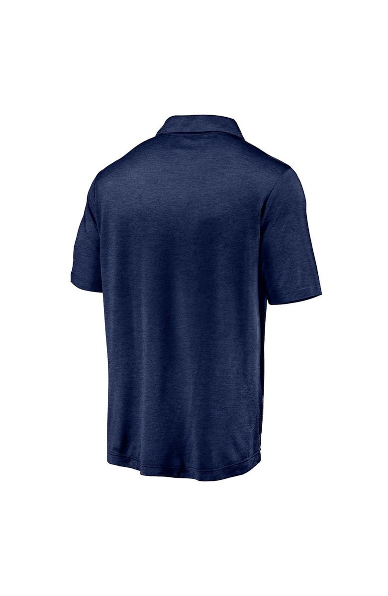 FANATICS Men's Fanatics Branded Navy Cleveland Guardians Primary Logo Space-Dye Polo, Alternate, color, 